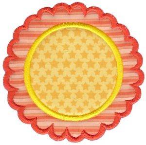 Picture of Sunflower Applique Machine Embroidery Design