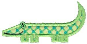 Picture of Crocodile Applique Machine Embroidery Design