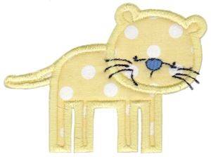 Picture of Kitten Applique Machine Embroidery Design