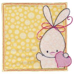 Picture of Easter Rabbit Machine Embroidery Design