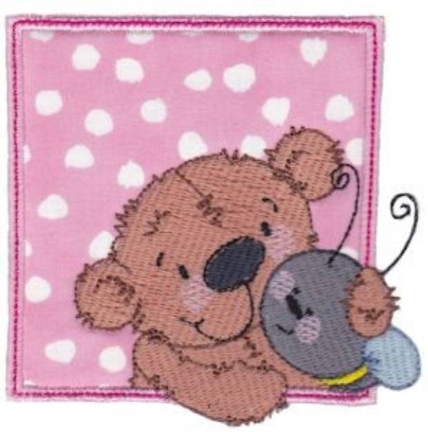Picture of Bear & Bee Machine Embroidery Design