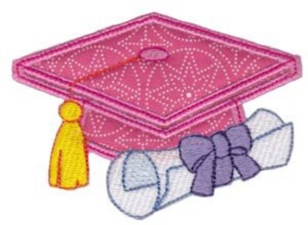 Picture of School Graduate Machine Embroidery Design