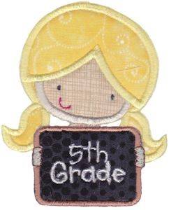 Picture of 5th Grade Machine Embroidery Design
