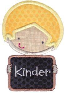 Picture of Kinder Boy Machine Embroidery Design