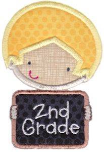 Picture of 2nd Grade Boy Machine Embroidery Design