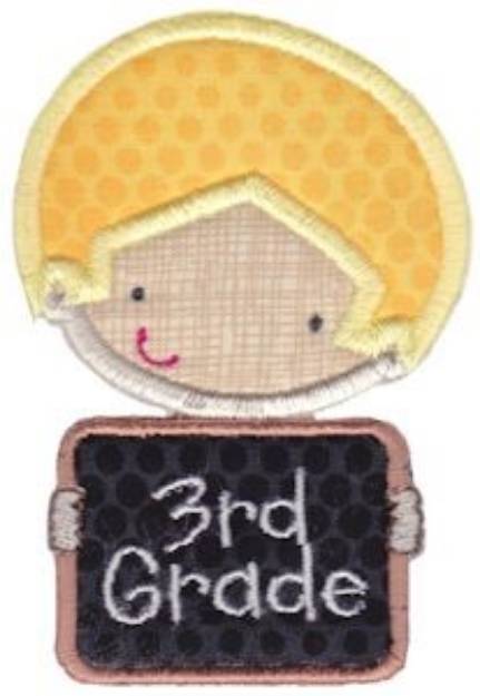 Picture of 3rd Grade Boy Machine Embroidery Design