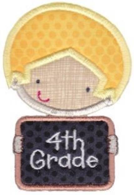 Picture of 4th Grade Boy Machine Embroidery Design