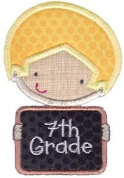 Picture of 7th Grade Boy Machine Embroidery Design
