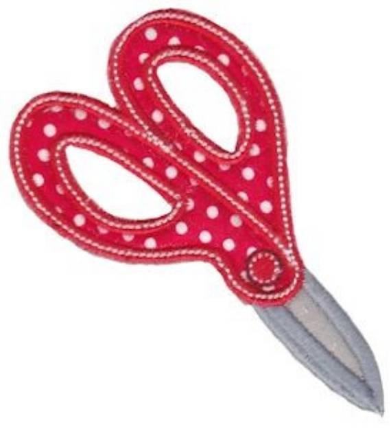 Picture of Applique Scissors Machine Embroidery Design