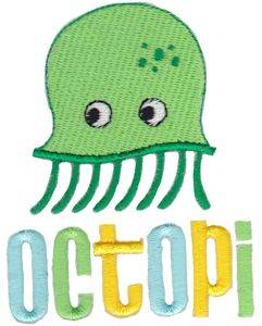 Picture of Octopi Machine Embroidery Design