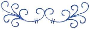 Picture of Curly Decor Machine Embroidery Design