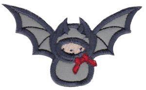 Picture of Applique Bat Machine Embroidery Design
