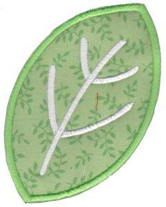 Picture of Applique Leaf Machine Embroidery Design