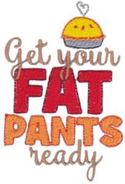Picture of Fat Pants Machine Embroidery Design