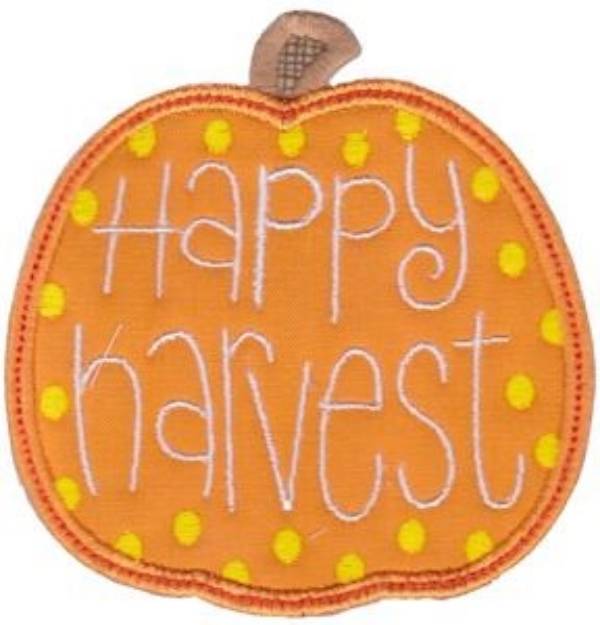 Picture of Happy Harvest Machine Embroidery Design