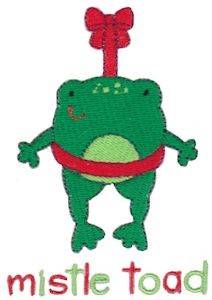 Picture of Mistle Toad Machine Embroidery Design