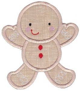 Picture of Here Comes Christmas Applique Machine Embroidery Design