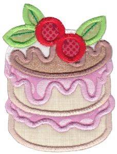 Picture of Petit Four Baking Applique Machine Embroidery Design