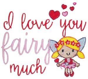 Picture of Key To My Heart Fairy Machine Embroidery Design