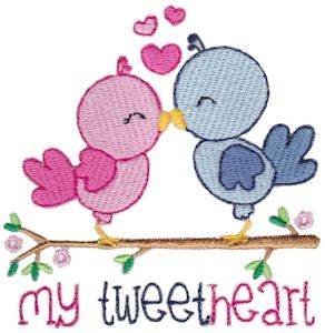 Picture of My Tweetheart Machine Embroidery Design