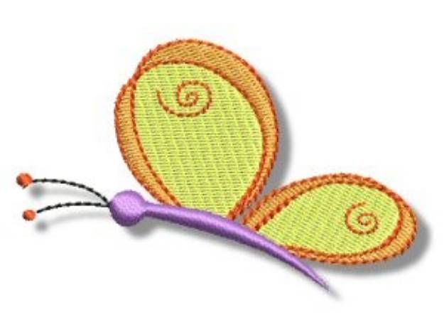 Picture of Doodad Doodle Butterfly Machine Embroidery Design