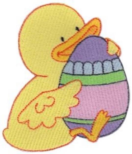 Picture of The Chick And Egg Machine Embroidery Design