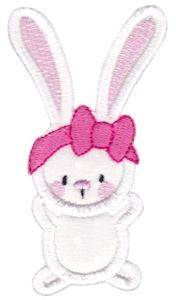 Picture of Snuggle Bunny Applique Machine Embroidery Design
