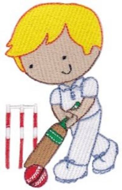 Picture of Cricket Boy Machine Embroidery Design