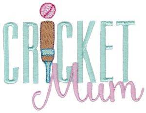 Picture of Cricket Mum Machine Embroidery Design