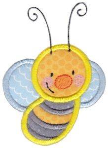 Picture of Applique Bee Machine Embroidery Design