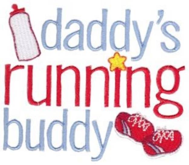 Picture of Running Buddy Machine Embroidery Design