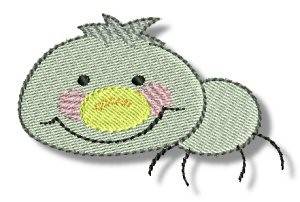 Picture of Happy Bug Machine Embroidery Design