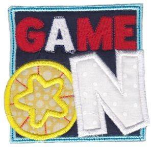 Picture of Game On Machine Embroidery Design
