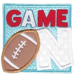 Picture of Football Game On Machine Embroidery Design