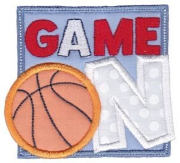 Picture of Basketball Game On Machine Embroidery Design