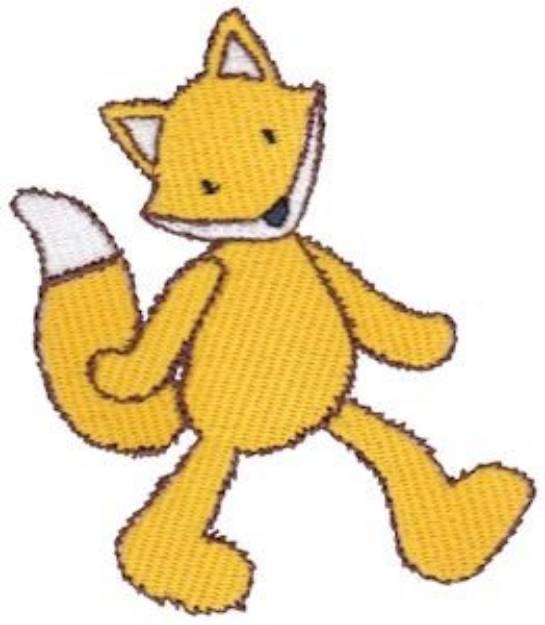 Picture of Walkiing Fox Machine Embroidery Design