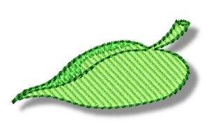 Picture of Green Leaf Machine Embroidery Design