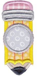 Picture of Pencil Applique Machine Embroidery Design