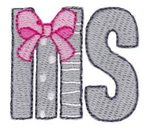 Picture of MS Sorority Machine Embroidery Design