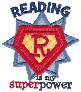 Picture of Superpower Reading Machine Embroidery Design