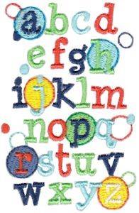 Picture of Alphabet Machine Embroidery Design