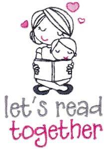 Picture of Read Together Machine Embroidery Design