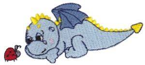 Picture of Dragon & Ladybug Machine Embroidery Design