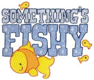 Picture of Somethings Fishy Machine Embroidery Design