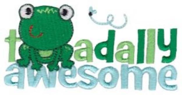 Picture of Toadally Awesome Machine Embroidery Design