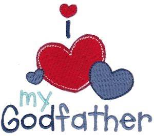 Picture of Love My Godfather Machine Embroidery Design