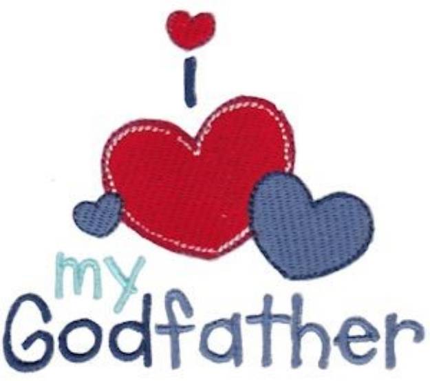 Picture of Love My Godfather Machine Embroidery Design