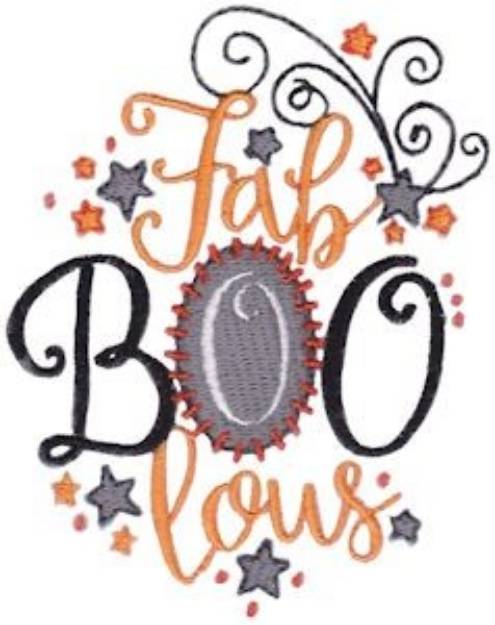 Picture of Fab Boo Lous Machine Embroidery Design