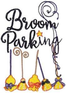 Picture of Broom Parking Machine Embroidery Design