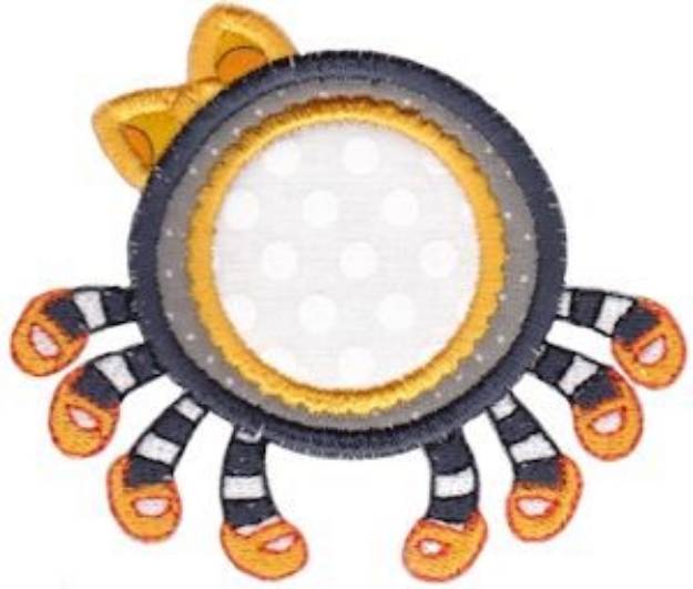 Picture of Spider Applique Machine Embroidery Design